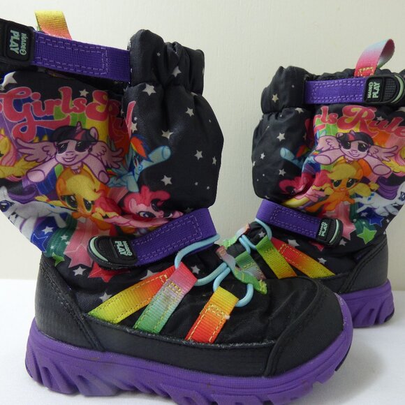Stride Rite My Little Pony Sneaker Winter Boot, Size 6.5 - Picture 1 of 5